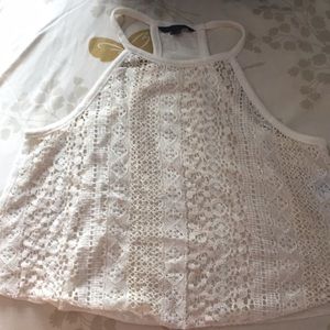 American eagle crochet tank